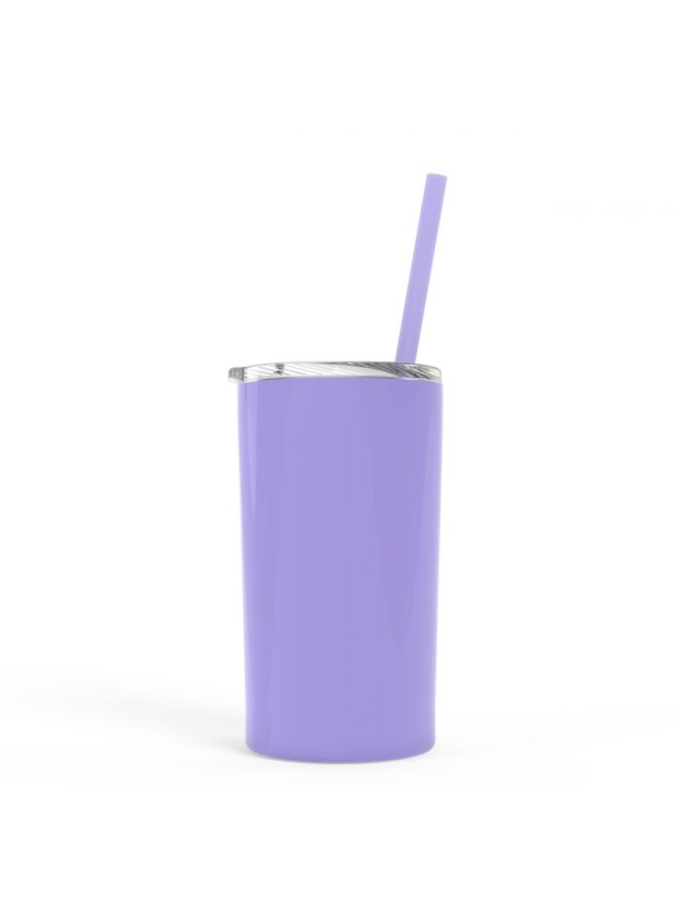 Mini thin vacuum insulated travel tumbler cup